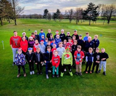 Forty-eight juniors play at Bury St Edmunds Golf Club in the annual Christmas Cusworth Trophy