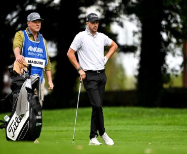 Tearful Maguire makes cut: "I saw my dad and thought this is great"