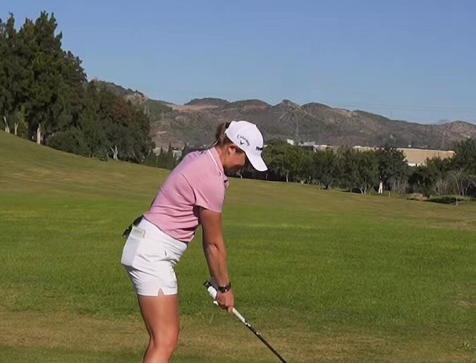 LET Stars Shannon Aubert and Mimi Rhodes Share a Relaxed Golf Moment