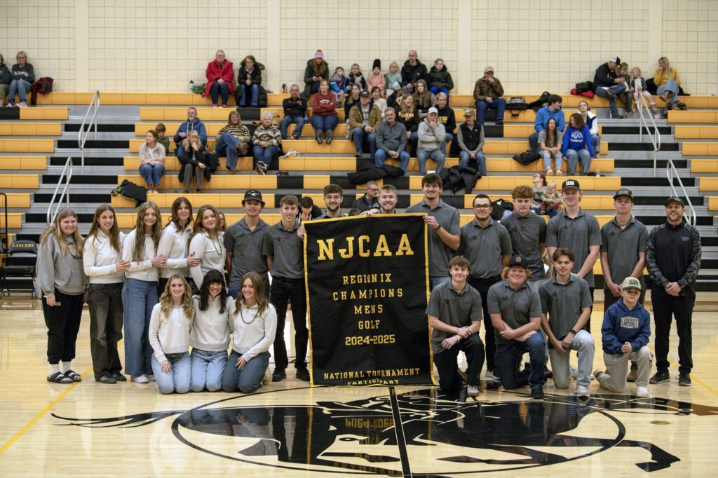 EWC Honors Lancer Golf Sophomores, Raises Championship Banner