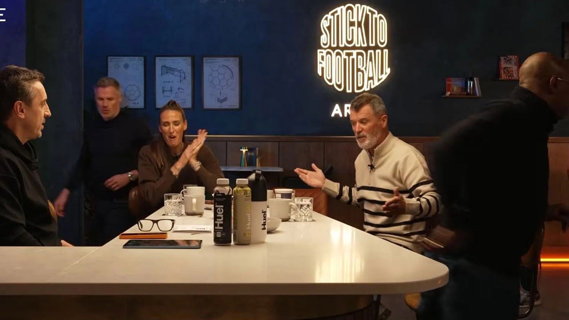 Ian Wright walks out as Roy Keane goes on hilarious golf rant moments before Rory McIlroy comes on set Ian Wright walks out as Roy Keane goes on hilarious golf rant moments before Rory McIlroy comes on set