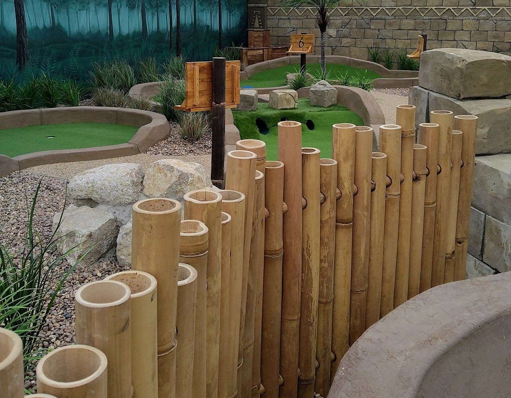 The adventure mini golf at Hawley Garden Centre in Sutton at Hone. Picture: Hawley Garden Centre