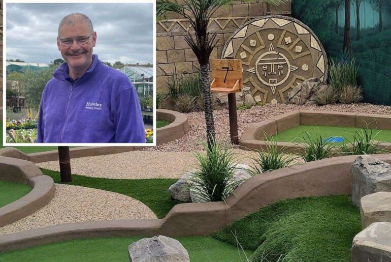 Opening date confirmed for Aztec Adventure Golf at Hawley Garden Centre in Sutton at Hone