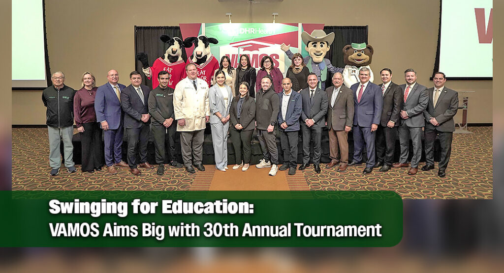 Annual VAMOS Golf Tournament Drives Funding for First-Generation College Students The Valley Alliance of Mentors for Opportunities and Scholarships (VAMOS) recently announced that it will host its 30th Annual VAMOS Golf Tournament, on Saturday, March 7, 2026 at Champion Lakes Golf Course in McAllen, Texas. Image courtesy of DHR Health