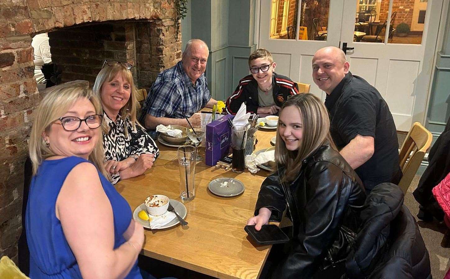 Gary Turk had a big family across Ashford