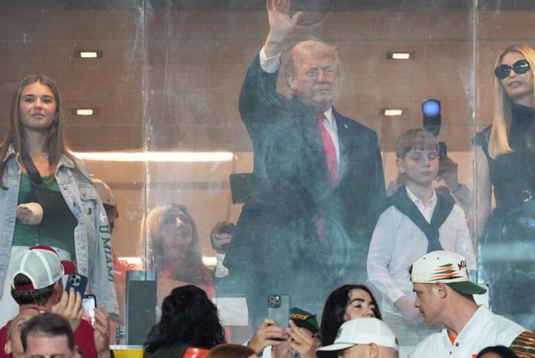 What happened to Kai Trump's arm?