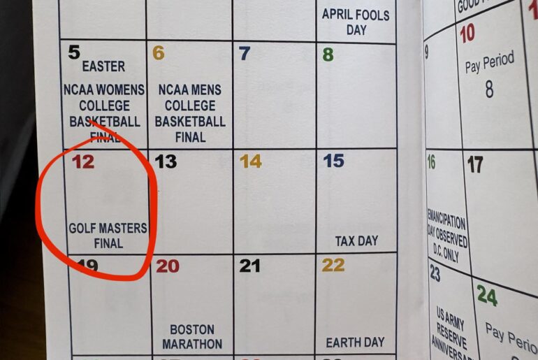 I’m a mailman, and this is in the calendar our Union handed out.