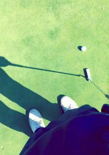 When you play hockey and golf.