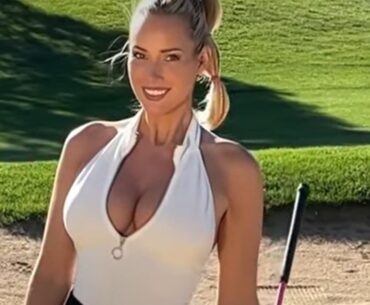Paige Spiranac Flaunts Her Golf Swing in Bold Top