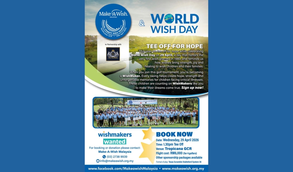 Golf with purpose: Why Malaysia’s top executives are teeing off for hope on April 29 Golf with purpose: Why Malaysia’s top executives are teeing off for hope on April 29