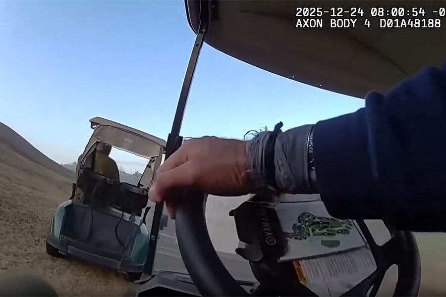 WATCH: Golf cart chase ends in arrest WATCH: Golf cart chase ends in arrest