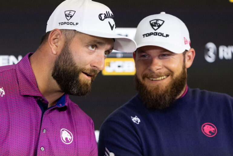 Jon Rahm and Tyrrell Hatton