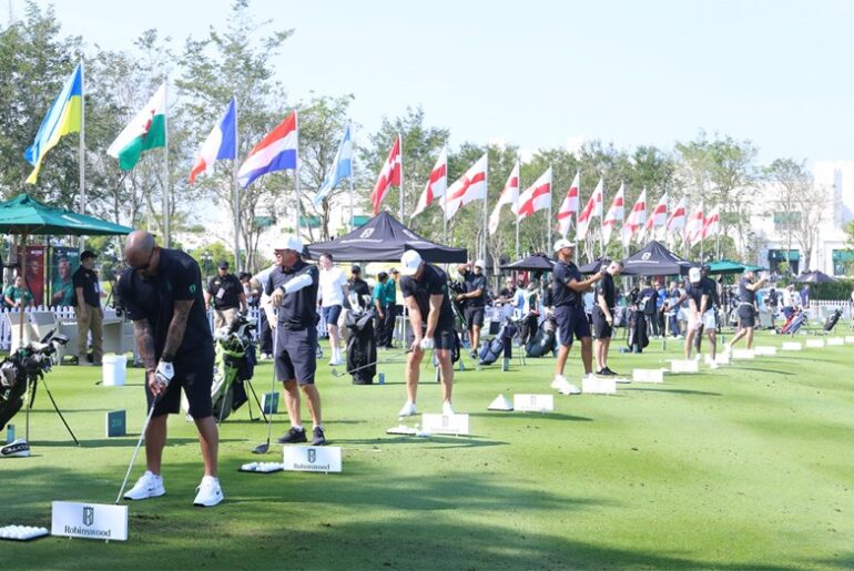 Premier League icons, Champions League legends, and international stars will swap football boots for golf clubs this weekend – with one hole promising a prize like no other.
