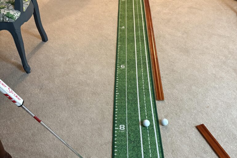 Palladium putting mat record