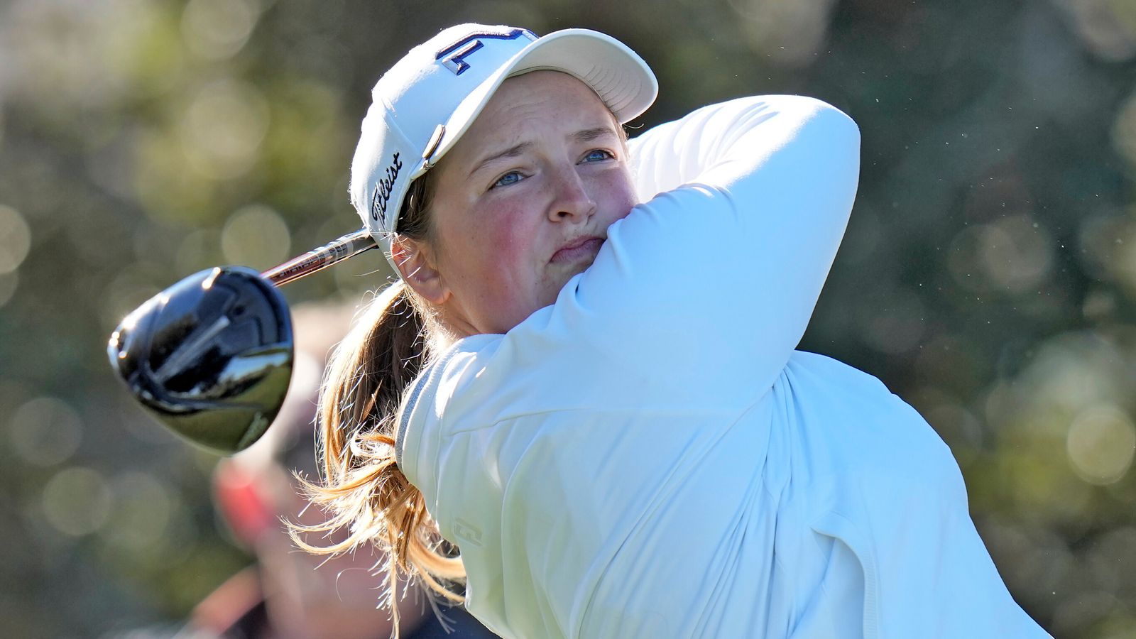 Lottie Woad takes share of lead alongside Lydia Ko at Tournament of Champions in Florida | Golf News Lottie Woad, of England tees off on the fifth hole during the first round of The Annika LPGA golf tournament Thursday, Nov. 13, 2025, in Belleair, Fla. (AP Photo/Chris O'Meara)