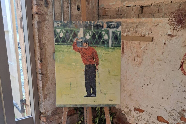Tiger's triumph recreated | Special artwork commissioned