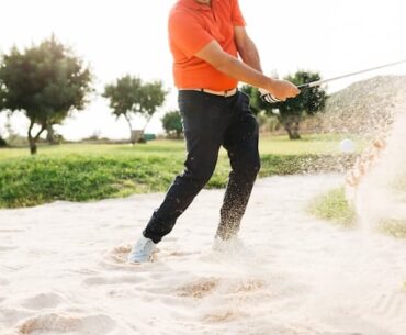 My opponent dug his feet in a bunker, then got another club and did it again. Isn't that building a stance? – Australian Golf Digest