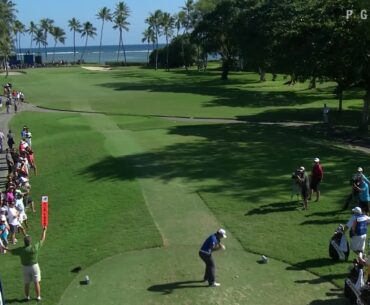 A photo of golfers at Waialae Country Club