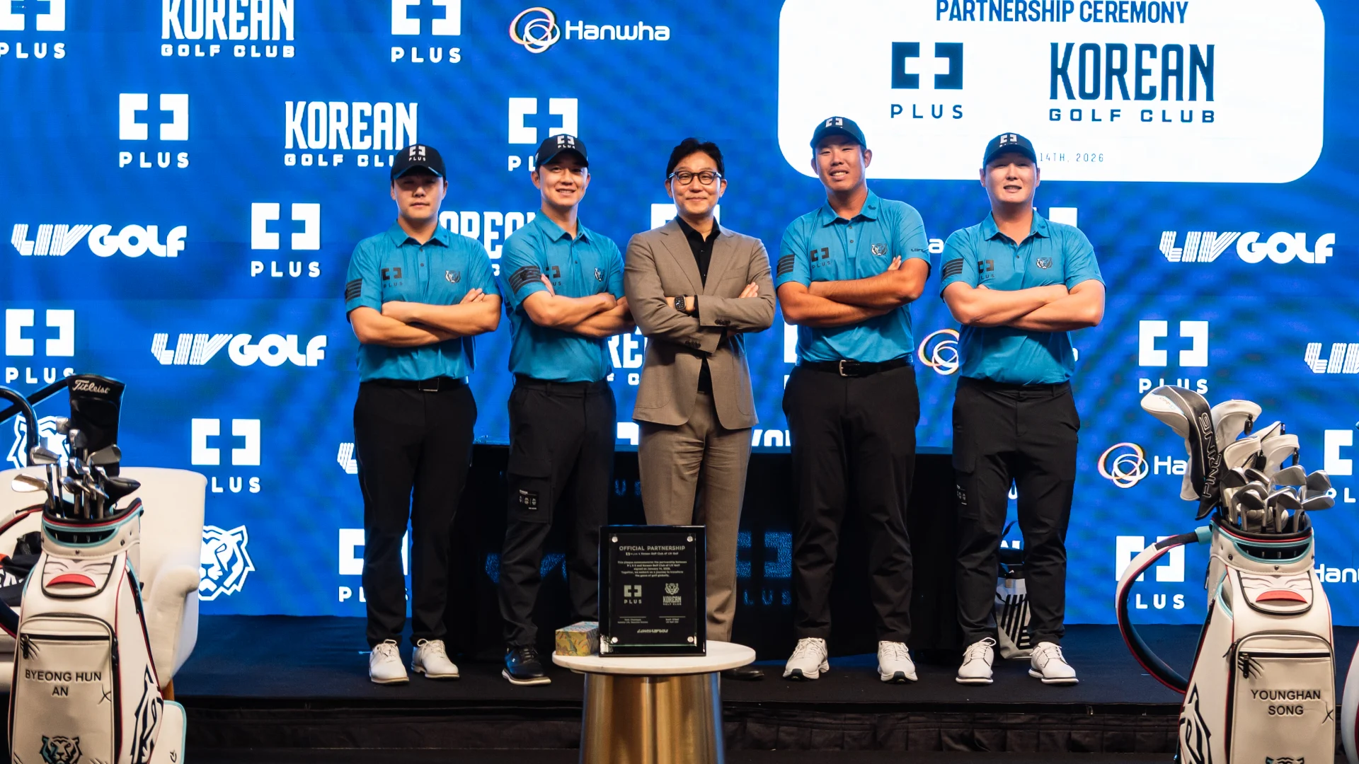 Korean Golf Club announces founding sponsorship with PLUS as first official brand partner Aramco