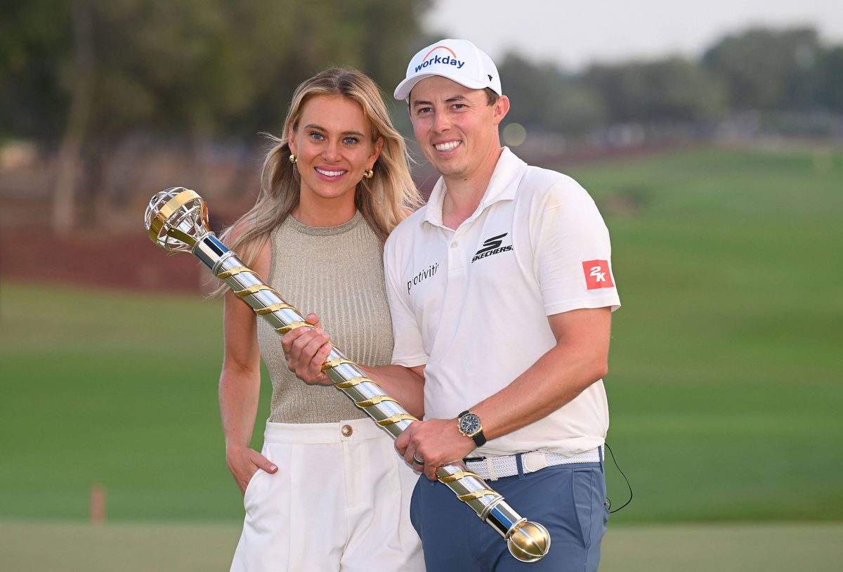 Matt Fitzpatrick and his wife Katherine