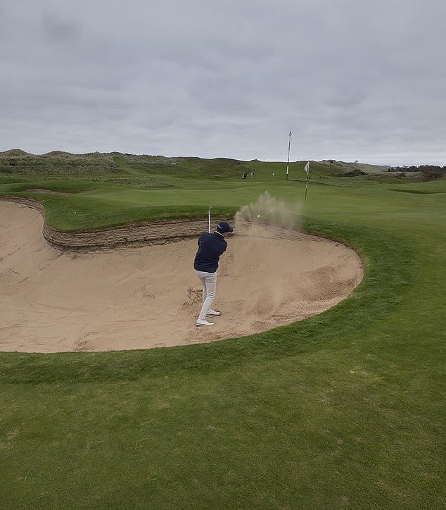 Five deep bunkers surround the green on the par-three 13th, and you'll need to be at your best to escape in just one shot