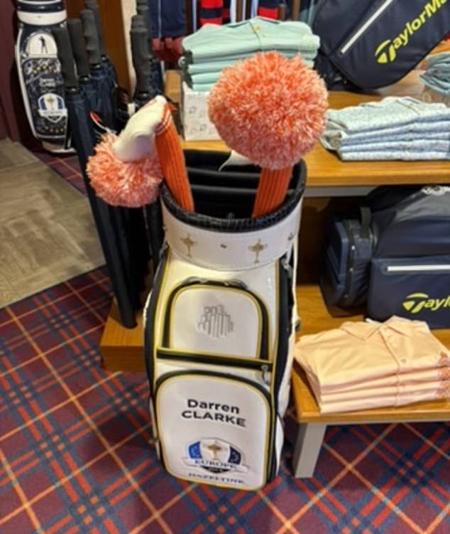 Darren Clarke, who is a member here, is also well celebrated around the clubhouse. Walking through the pro shop after my round, I nearly tripped over the Northern Irishman’s bag from the 2016 Ryder Cup, which now houses a set of putters which are on sale in the shop