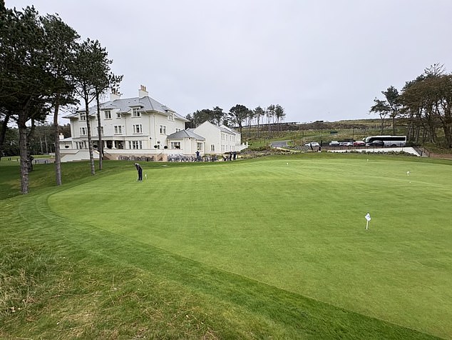 The hotel also boasts its own putting green, which was designed and built by the grounds staff of Royal Portrush