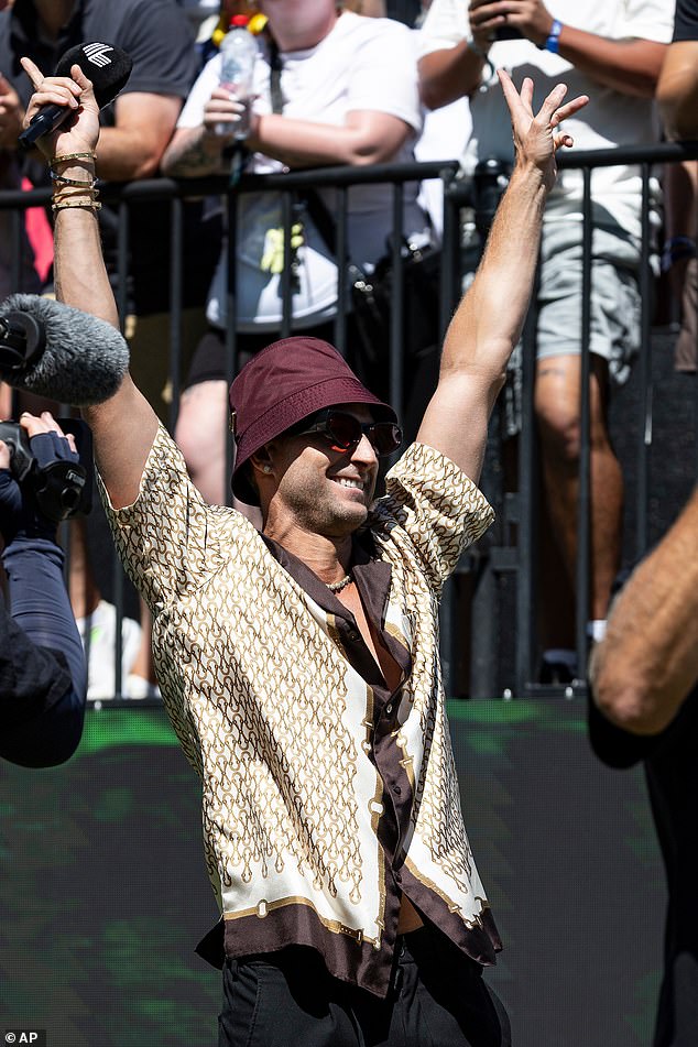 Australian DJ Fisher looked every inch the crowd-pleaser on Sunday as he performed during the final round of the LIV Golf Adelaide tournament at Grange Golf Club