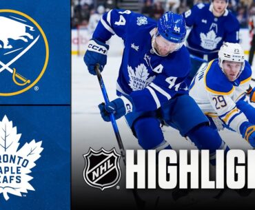 Sabres vs. Maple Leafs | NHL Highlights | January 27, 2026
