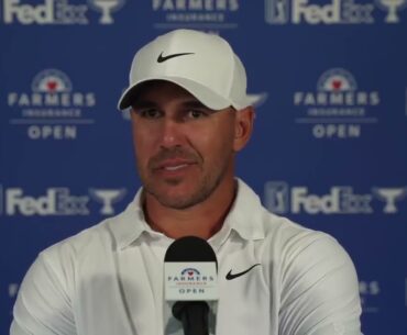 “All Over the Lip” — Brooks Koepka Makes the Cut + Sweet Family Moment | Farmers Open R2