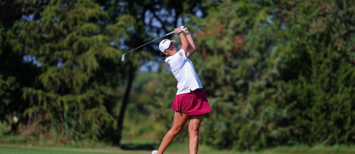 Headshot of Veronique Drouin-Luttrell announcing her as Co-Assistant Coach at the Arnold Palmer Cup for team international