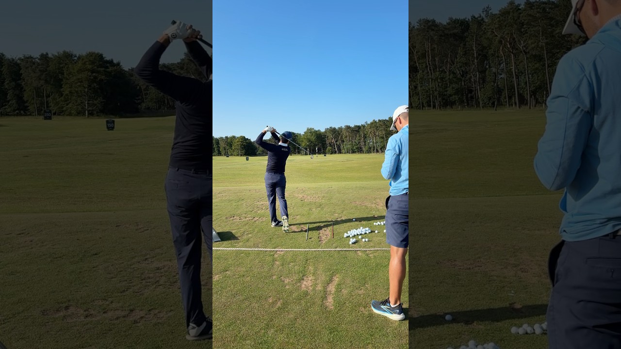Jorge Campillo iron down the line at the 2025 Scottish Open #gllf #golfpro #scottishopen
