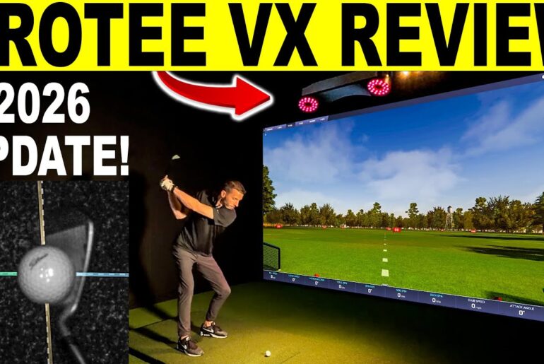 ProTee VX Review: BEST Overhead Golf Simulator? Full Setup + GSPro Test