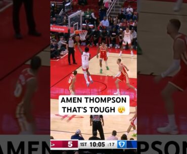 Amen Thompson with the tough up & under!