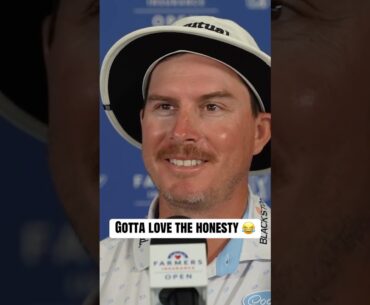 At least he’s honest 😂