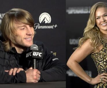 Paddy Pimblett reacts to being Ronda Rousey's favourite UFC fighter