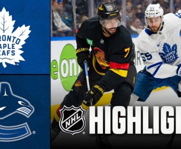 Maple Leafs vs. Canucks | NHL Highlights | January 31, 2026