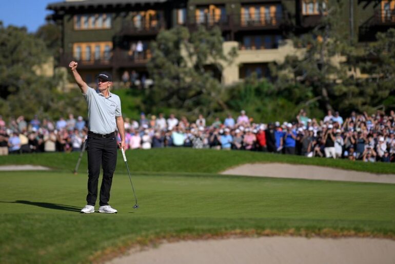 Rose sets scoring mark in wire-to-wire victory at Torrey Pines