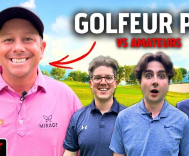 Est-ce que 3 amateurs peuvent battre un golfeur pro ?!