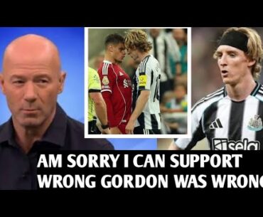 🔥Alan Shearer Condemns Anthony Gordon Over Post-Match Incident at Anfield✅