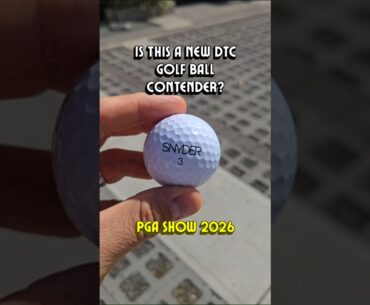 SNYDER Speed vs. Titleist Pro V1X / Callaway Chrome Soft X: Trackman Test #pgashow #golfball #golf