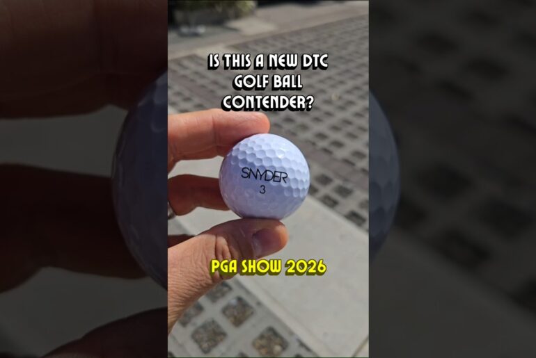 SNYDER Speed vs. Titleist Pro V1X / Callaway Chrome Soft X: Trackman Test #pgashow #golfball #golf