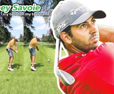 ジョーイ・サヴォワ Joey Savoie カナダの男子ゴルフ スローモーションスイング!!!