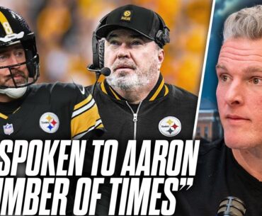 Steelers Head Coach Mike McCarthy Says There Have Been Conversations With Aaron Rodgers | Pat McAfee