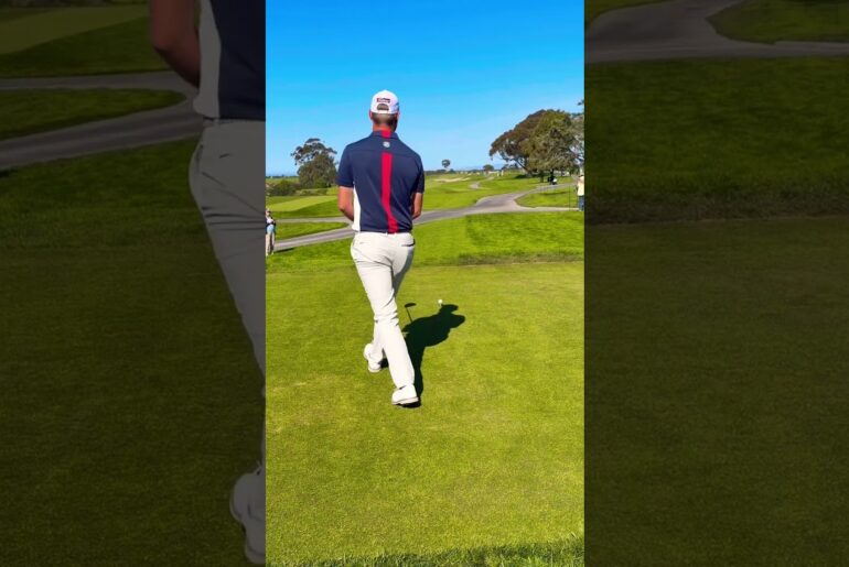 Adam Svensson Swing at the 2026 Farmers Insurance Open #pgatour