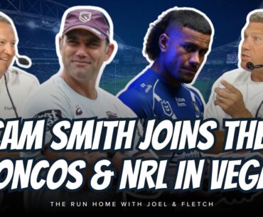 #NRL | Joel and Fletch are back! Cameron Smith joins the Broncos & NRL in Vegas!