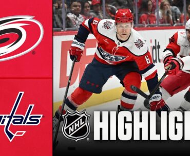 Hurricanes vs. Capitals | NHL Highlights | January 31, 2026