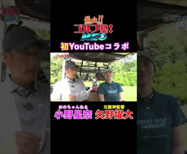 初コラボとなる「おのちゃんねる」小野星奈と元阪神監督の矢野燿大がタッグを組み熱血チームに挑む！#1  #オータニにしきカントリークラブ