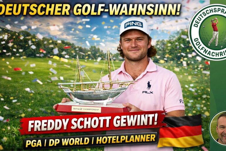Deutscher Golf-Wahnsinn! Freddy Schott siegt auf der DP World Tour - Alle Infos