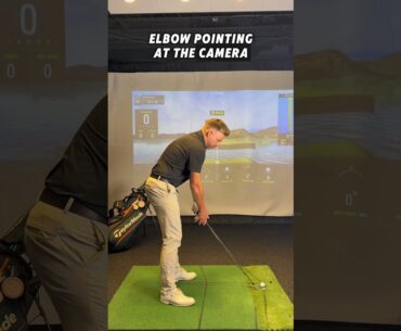 Tuck your right elbow for more power, better contact and direction 🏌️#golf #stackandtilt #golftips